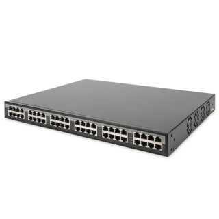 ASSMANN DN-95117 Gigabit Ethernet 24-port PoE+ Injektor,...