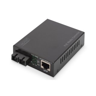 Assmann DN-82160 Gigabit Ethernet PoE+ Medienkonverter,...