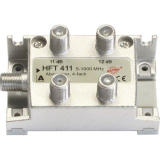 Astro HFT 411 Abzweiger 4-fach, 5 - 1218 MHz,...