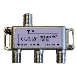 Astro HFT 216 Abzweiger 2-fach 16 dB, 5 - 1200 MHz