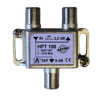 Astro HFT 108 Abzweiger 1-fach 8,5 dB, 5 - 1200 MHz