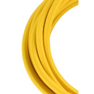 Bailey 139677 Textile Cable 2C Yellow 3m