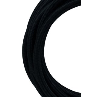 Bailey 139690 Textile Cable 3C Black 3m