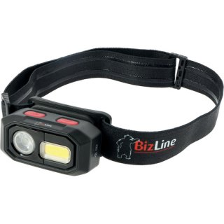 Bizline BIZ 625034 Wiederaufladbarer LED-Stirnlampe mit...