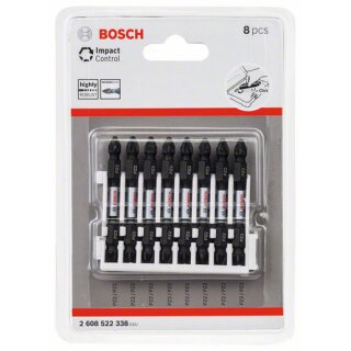 BOSCH 2608522338 Doppelklingen Schrauberbit-Set Impact...