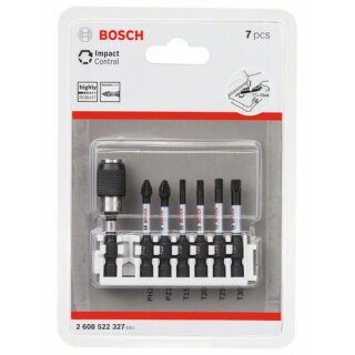 BOSCH 2608522327 Schrauberbit-Set Impact Control,...