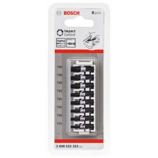 BOSCH 2608522322 Schrauberbit-Set Impact Control,...