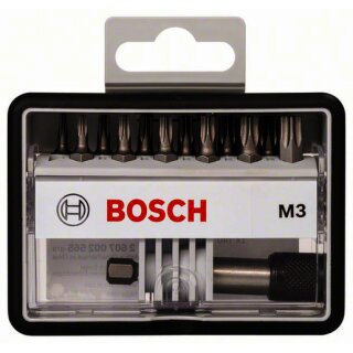 BOSCH 2607002565 Schrauberbit-Set Robust Line M...