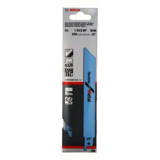 BOSCH 2608656014 Säbelsägeblatt S 922 BF,...