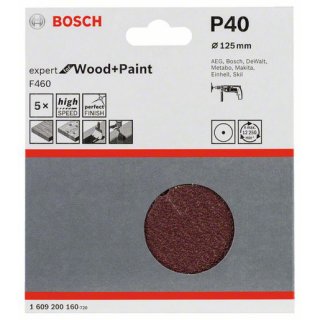 Bosch Professional 1609200160 Schleifblatt-Set F460...