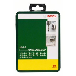 Bosch Professional 2607019435 Metallbohrer-Set HSS-R,...