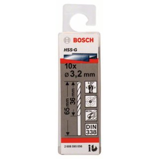 Bosch Professional 2608595056 Metallbohrer HSS-G, DIN...