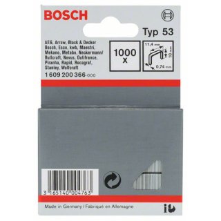 Bosch Professional 1609200366 Feindrahtklammer Typ 53,...