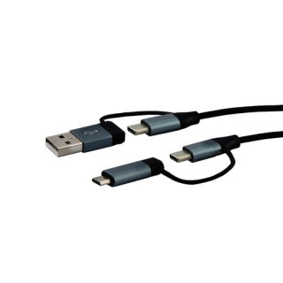 E+P Elektrik CCK 549 "4in1" USB Kabel 1m