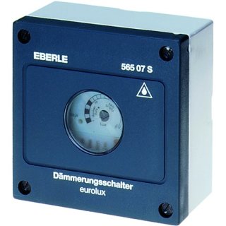 Eberle & Co. DÄ 56508 Dämmerungsschalter AC 230V, 1Schliesser, 10A, ca. 1...100Lux, Schutzart IP 54
