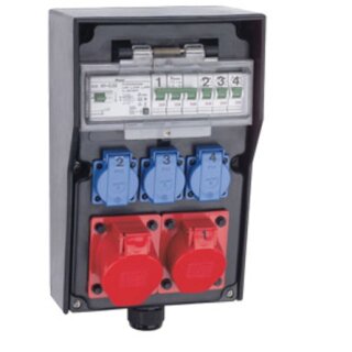 ELSPRO 2748302 Wandverteiler Vollgummi CEE32A CEE16A3xSchuko