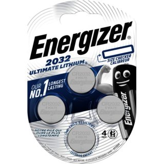Energizer CR 2032 Spezialbatterie / Ulitmate Lithium...