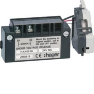 Hager HXA051H U-Auslöser verz. 24VDC (x/P160-x/P250)