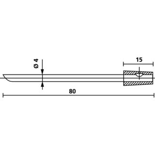 HellermannTyton NA8/10 PRONG-ML (3) Ersatzdorne für...