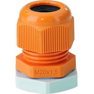 Hensel AKMF 20 Anbau-Kabelstutzen, IP 66, M 20, orange...