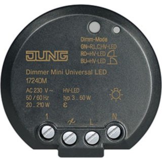 Jung 1724 DM Dimmer Mini Universal LED, mit...