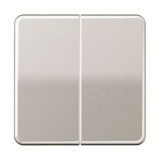 JUNG CD 1702 PT Steuertaste 2fach Standard, Aluminium...