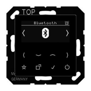 JUNG DAB A BT SW Smart Radio DAB+ Bluetooth, Serie AS/A,...