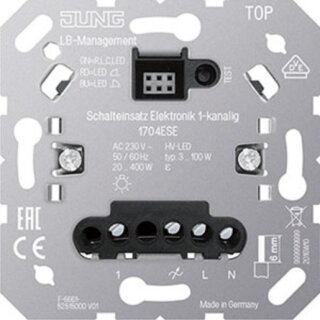 JUNG 1704 ESE Schalteinsatz Elektronik 1-kanalig, mit...