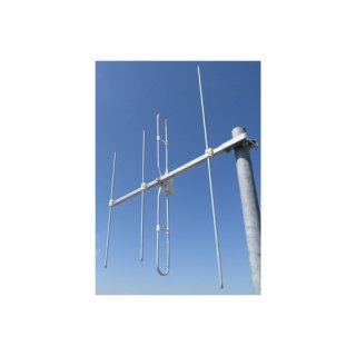 Kathrein AVH 06 Außenantenne, Terrest. Antenne VHF/B III für DAB+ Empfang,  174 ... 230  MHz, Gewinn: 4-6 dB; Mastschelle 22...55 mm
