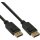 Kindermann 5809004001 DisplayPort 1.2 Kabel, 20-pol. Stecker auf 20-pol. Stecker, unterstützt Auflösungen von 3840 x 2160 (4K@60Hz, UHD), 2560 x 1600, 1080p (Full HD), Farb