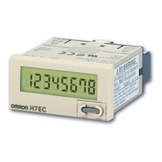 Omron H7EC-NV-H LCD-Summenzähler, grau, 48x24mm,...