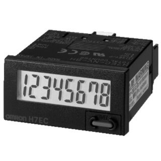 Omron H7EC-NFV-B LCD-Summenzähler, schwarz, 48x24mm,...