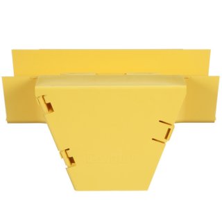 Panduit FRVT6X4YL Vertikalabgangsmodul für FiberRunner 6"x4", Farbe: gelb, EA