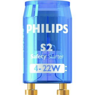 PHILIPS S2 4-22W SER 220-240V BL LIS/12X25CT Starter for...