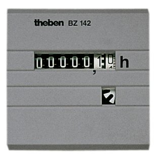 Theben BZ 143-1 Betriebsstundenzähler, Front 52x52 mm