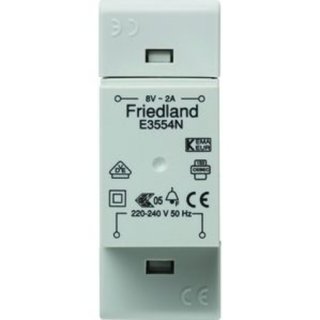 Friedland - Novar E3554N Klingeltransformator VDE 8 V 2 A