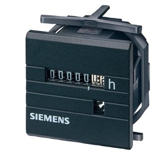 Siemens 7KT5504 Zeitzähler 48x 48mm AC 230V 60Hz ohne Blende 55x 55mm.