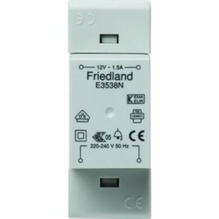 Friedland - Novar E3538N Klingeltransformator VDE 12 V 1,5 A