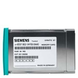 SIEMENS 6ES7952-0KH00-0AA0 SIMATIC S7-400 Memory Card...