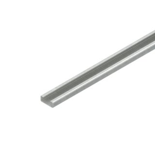Niedax 2910/2 BO Reihenschiene, C-Profil, Schlitzweite 11 mm, 20x8x2000 mm, ungelocht, Stahl, blank