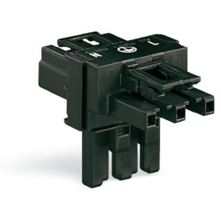 WAGO 770-606 T-Verteiler;3-polig;Kod. A;schwarz