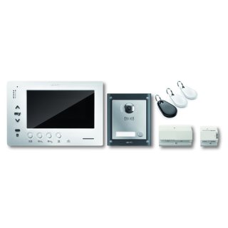 Somfy 1841231 Farb-Videotürsprechanlage VSYSTEMPRO Premium io Kit 1-Familienhaus