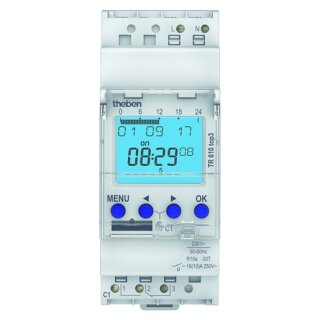 Theben TR 610 top3 Digitale Zeitschaltuhr,...