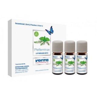 Venta Bio-Duft Pfefferminz Venta Bio-Duft Pfefferminz, 100 % natürliche ätherische Bio-Öle, 3 x 10 ml