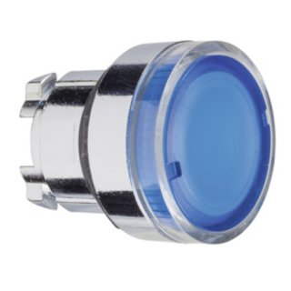 Schneider Electric ZB4BW36 Frontelement für Leuchtdrucktaster ZB4, tastend, blau, Ø 22 mm