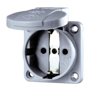 MENNEKES 11030 Anbaudose SCHUKO, 16A2p+E, 230V, IP54,GR