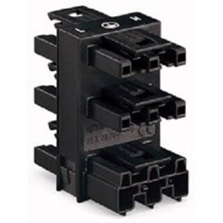 WAGO 770-608 5-fach-Verteiler;3-polig;Kod. A;schwarz