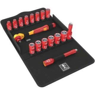Wera 5004970001 VDE Zyklop-Knarrensatz 3/8" 8100 SB...