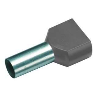 CIMCO 182416 Isolierte Zwillings-Aderendhülse 2x2,5...