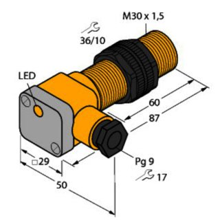 Turck BI10-P30SK-AP6X Induktiver Sensor